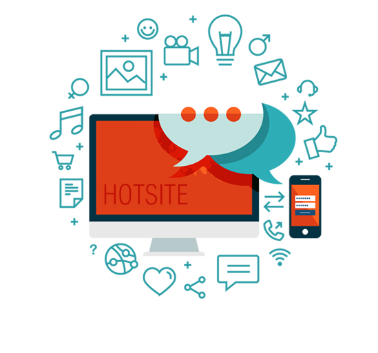 Criação e desenvolvimento de Hotsites